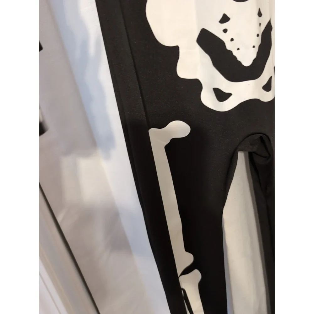 Walmart Full Body‎ Skelton One Piece Halloween Costume Youth Size 8-10